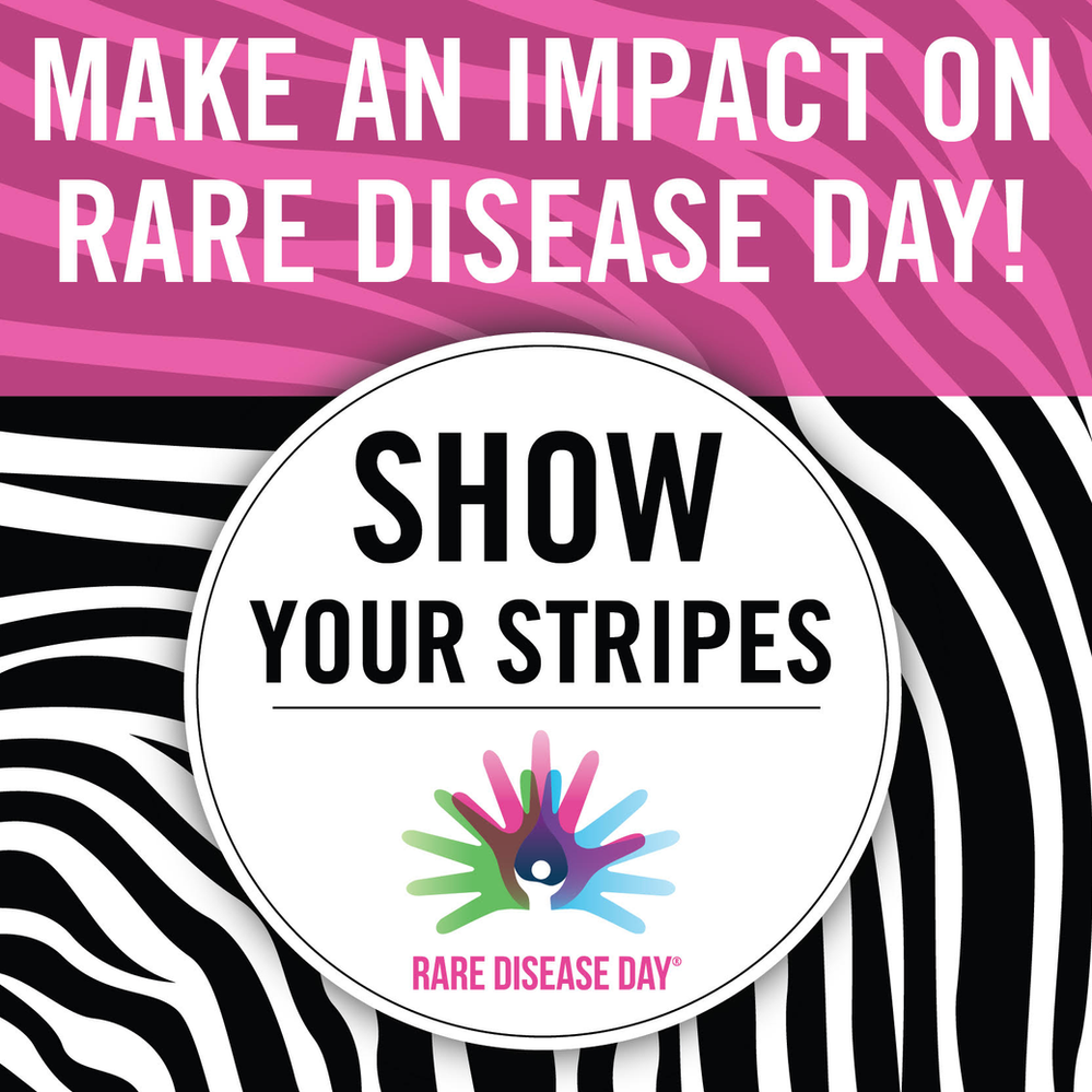 2020 Rare Disease Day Show Your Stripes