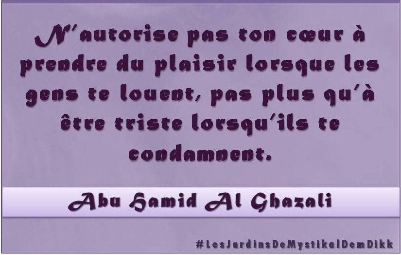 Abu Hamid Al Ghazali Sur L Education Du Cœur