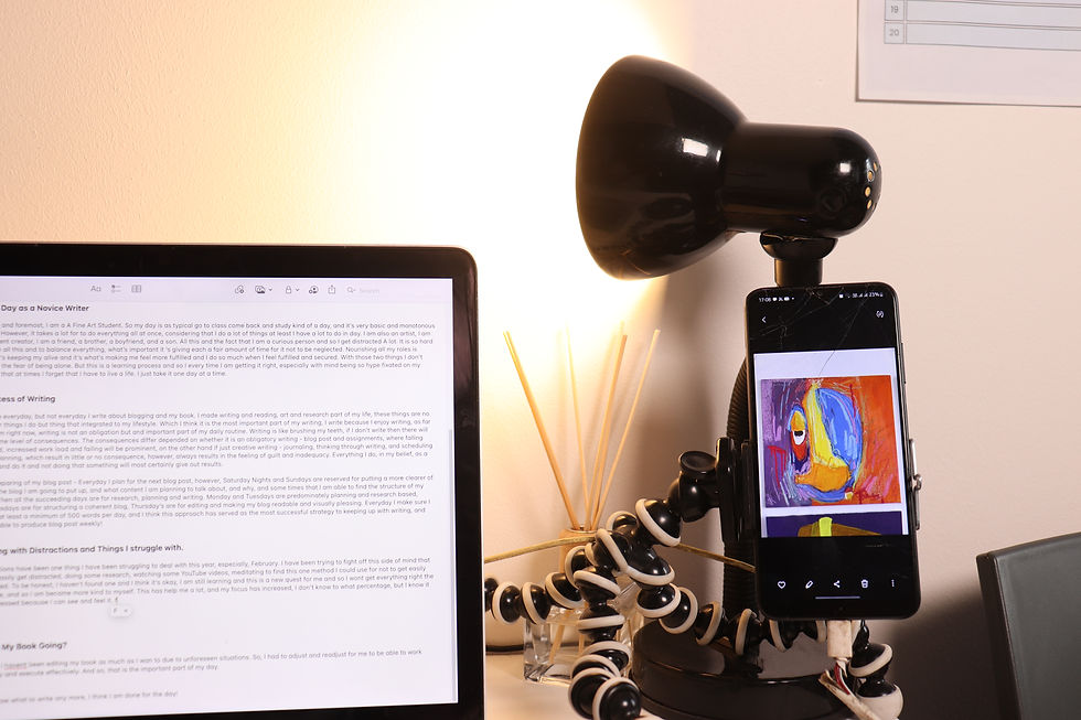 The Chronicles of a Novice Writer: A Typical Writing Routine