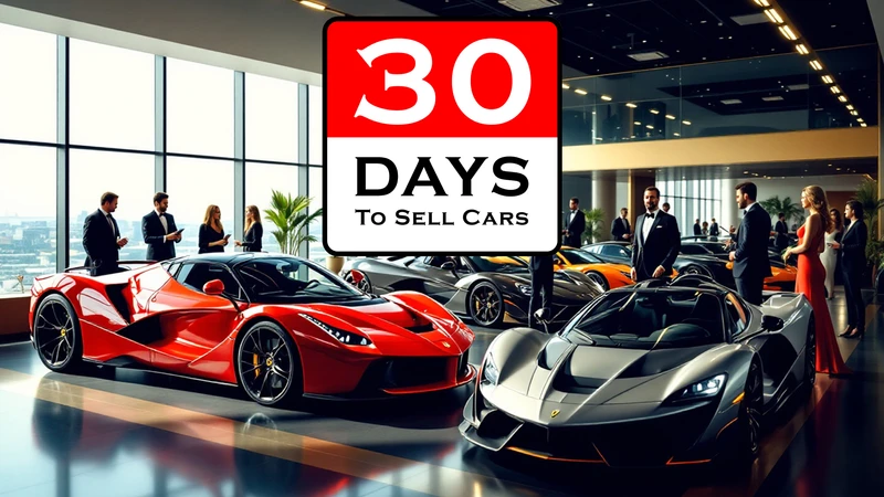 30 Days to Sell Cars: Step-by-Step Roadmap