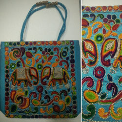 GR1315 Square Shape Mirror Tote Bag (Large) - Blue RM120