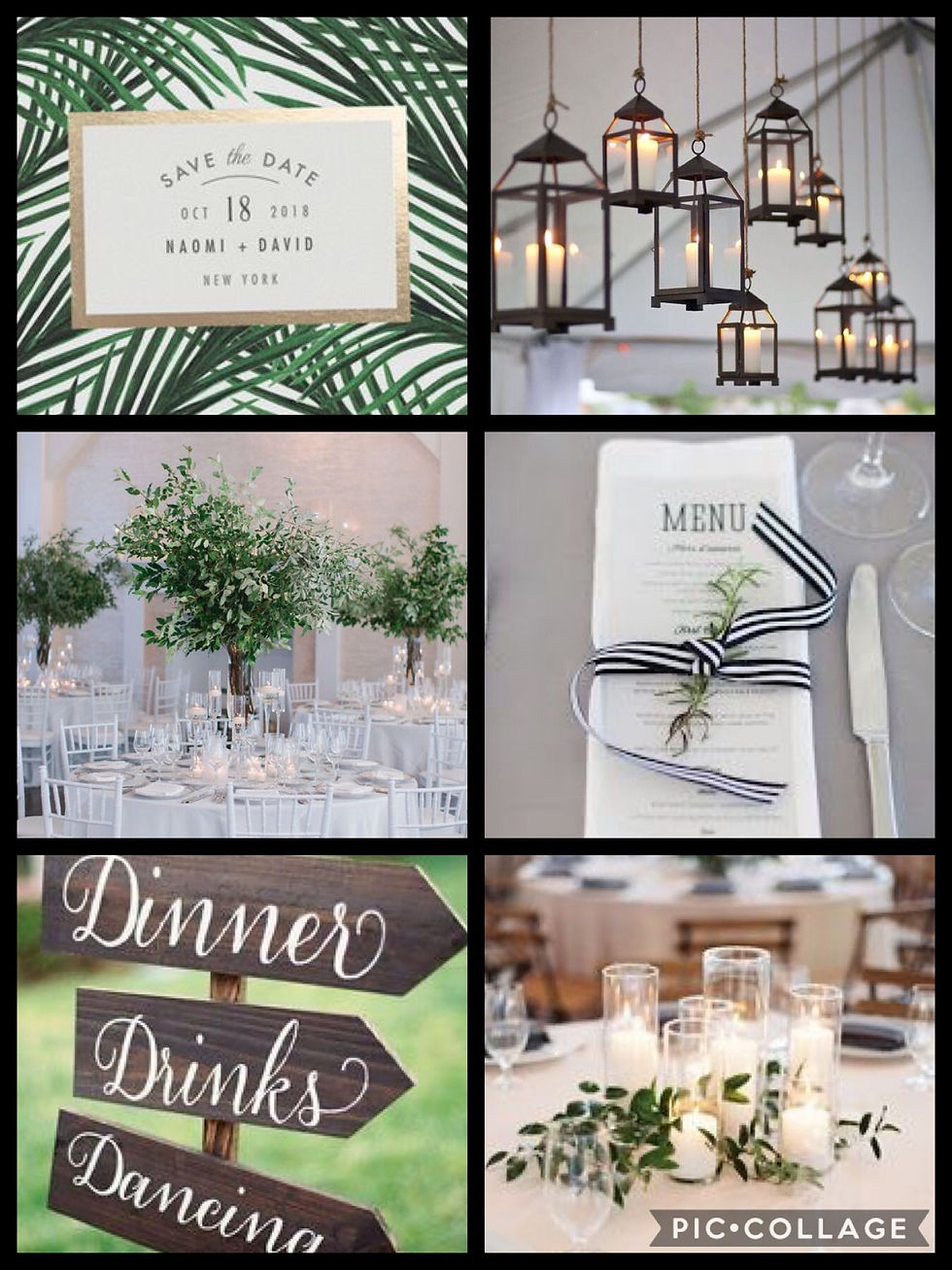 foliage wedding