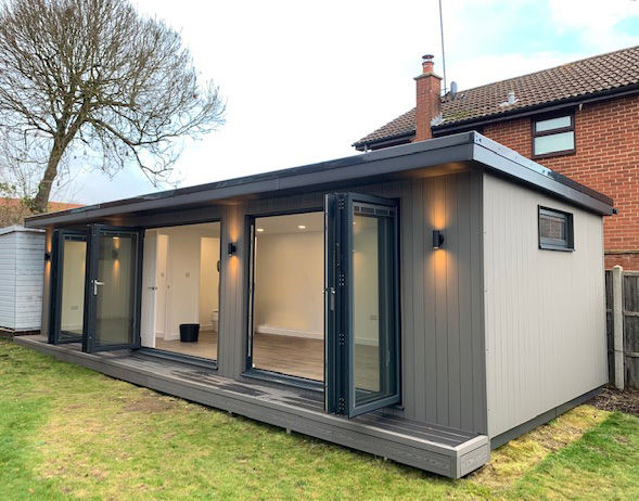 Stevenage garden room - exterior view