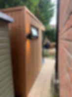 Garden office pod in Royston, Hertfordshire