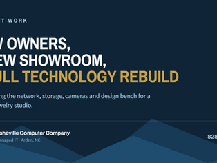 New Owners, a New Showroom, and a Full Technology Rebuild for a Custom Jewelry Studio