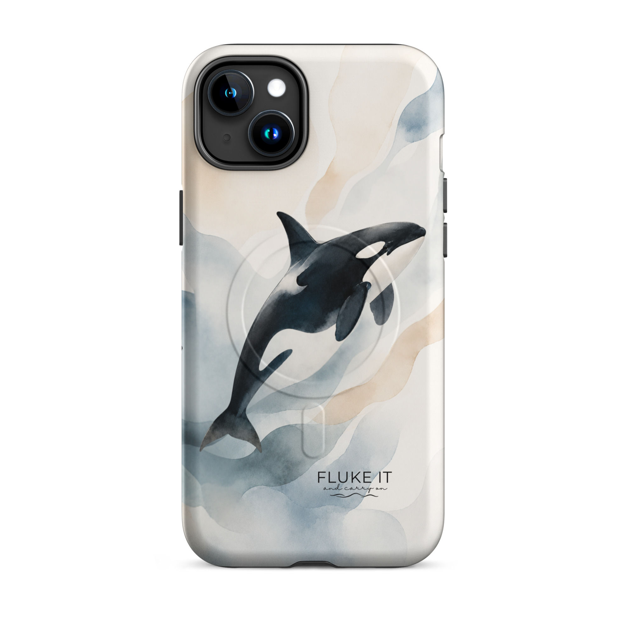 Fluke It Orca MagSafe® tough case for iPhone® (Blue)