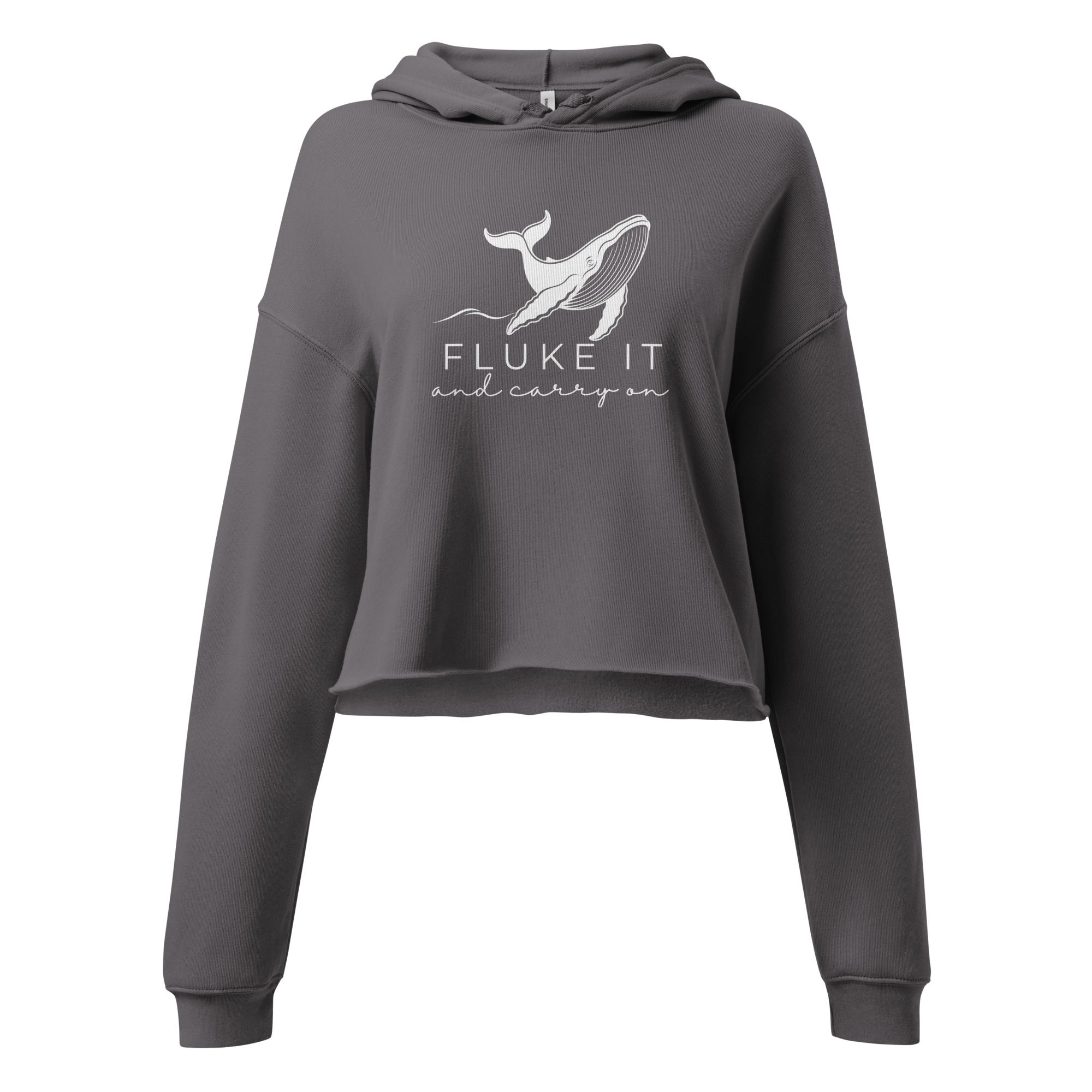 Fluke It Humpback Crop Hoodie