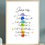 Thumbnail: Just for today artwork framed in beige