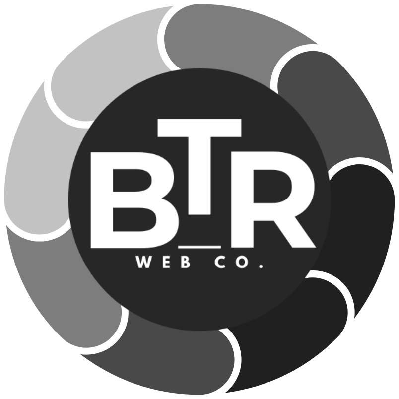 Circular BTR Logo with phases around it