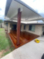 Deck and patio