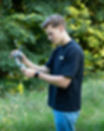 datmerkt aan het werk met camera