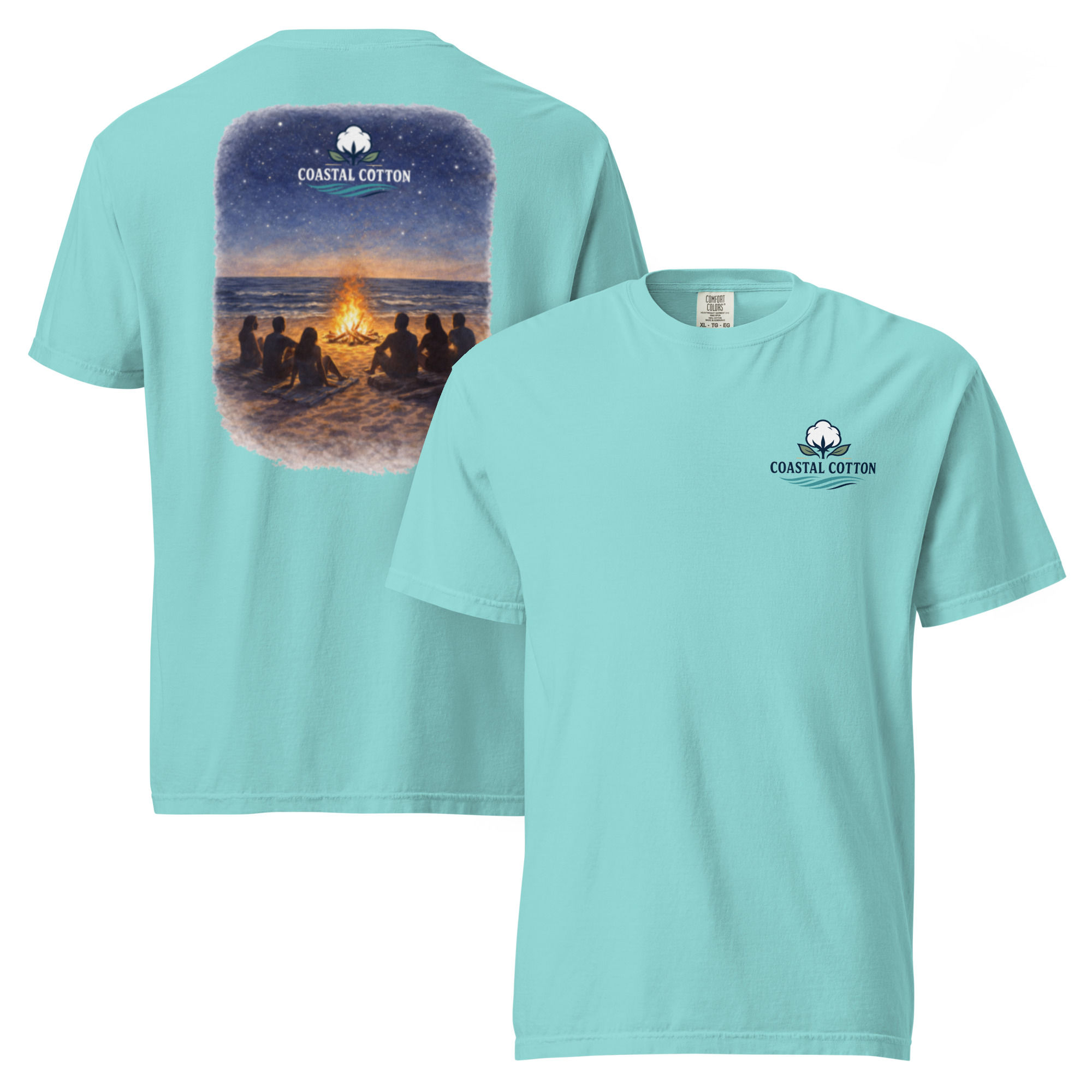 Comfort Colors Coastal Bonfire Tee