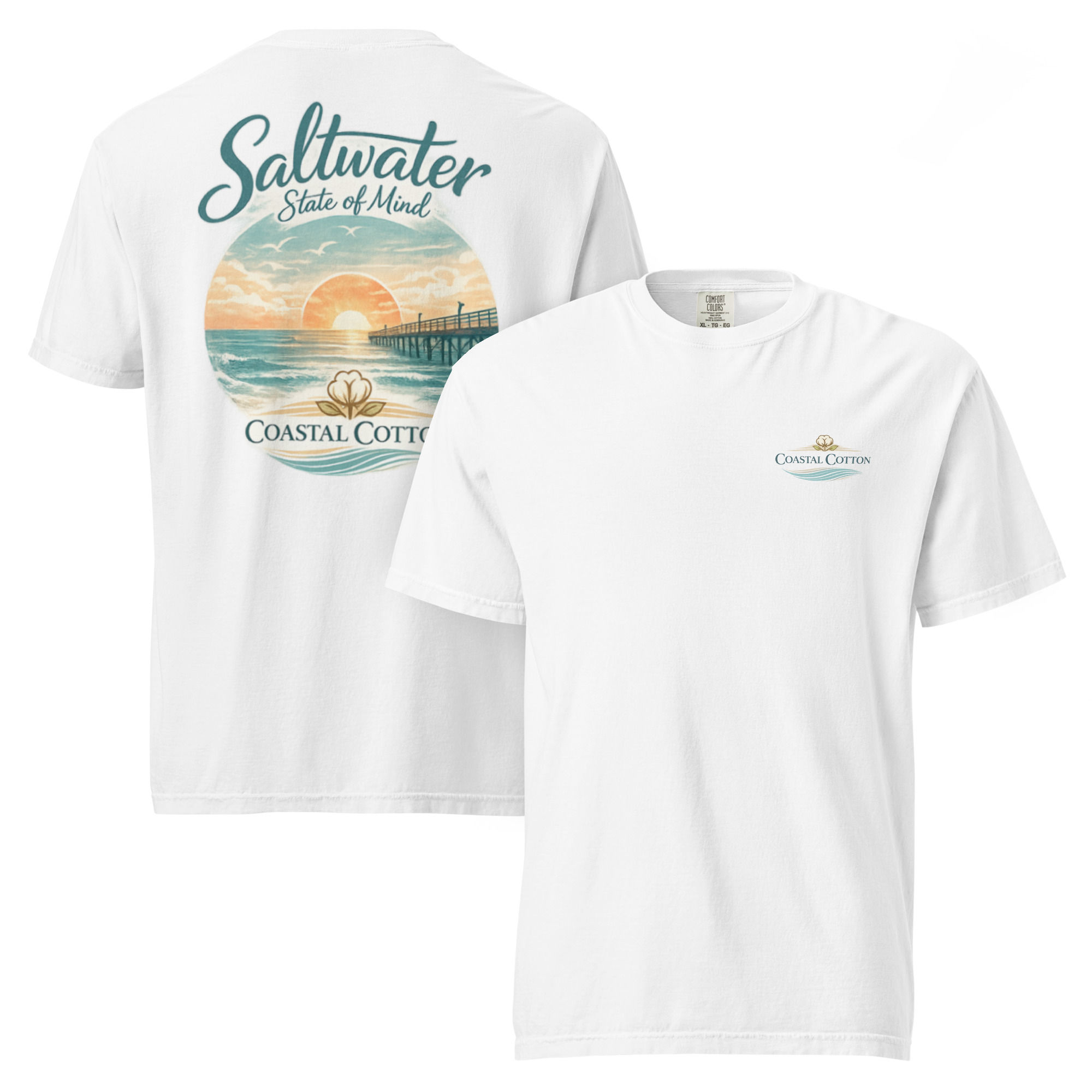 Comfort Colors Coastal Cotton Saltwater State of Mind
