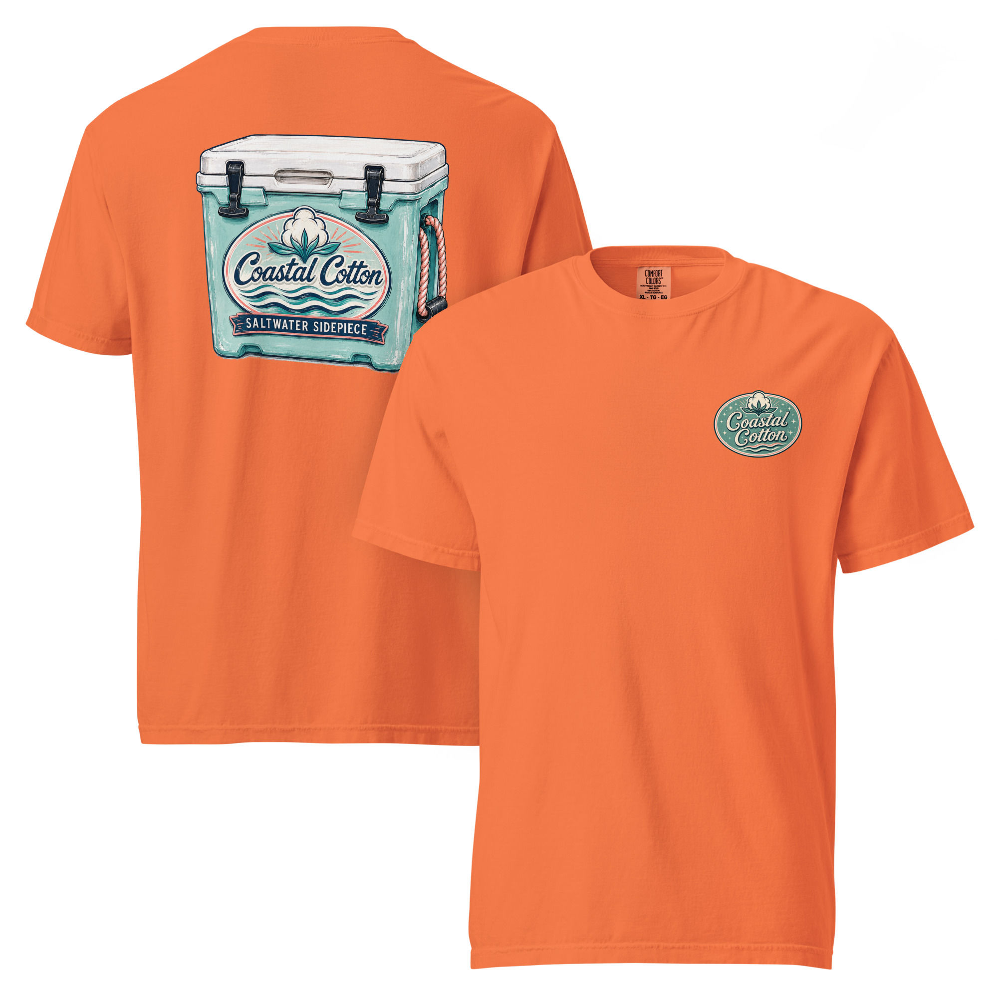 Comfort Colors Saltwater Sidepiece Beach Cooler