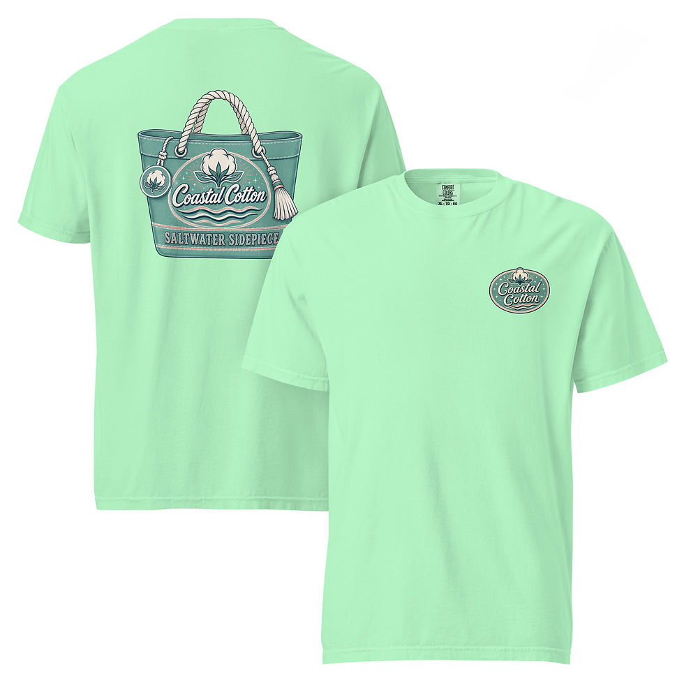 Thumbnail: Comfort Colors Saltwater Sidepiece Beach Bag