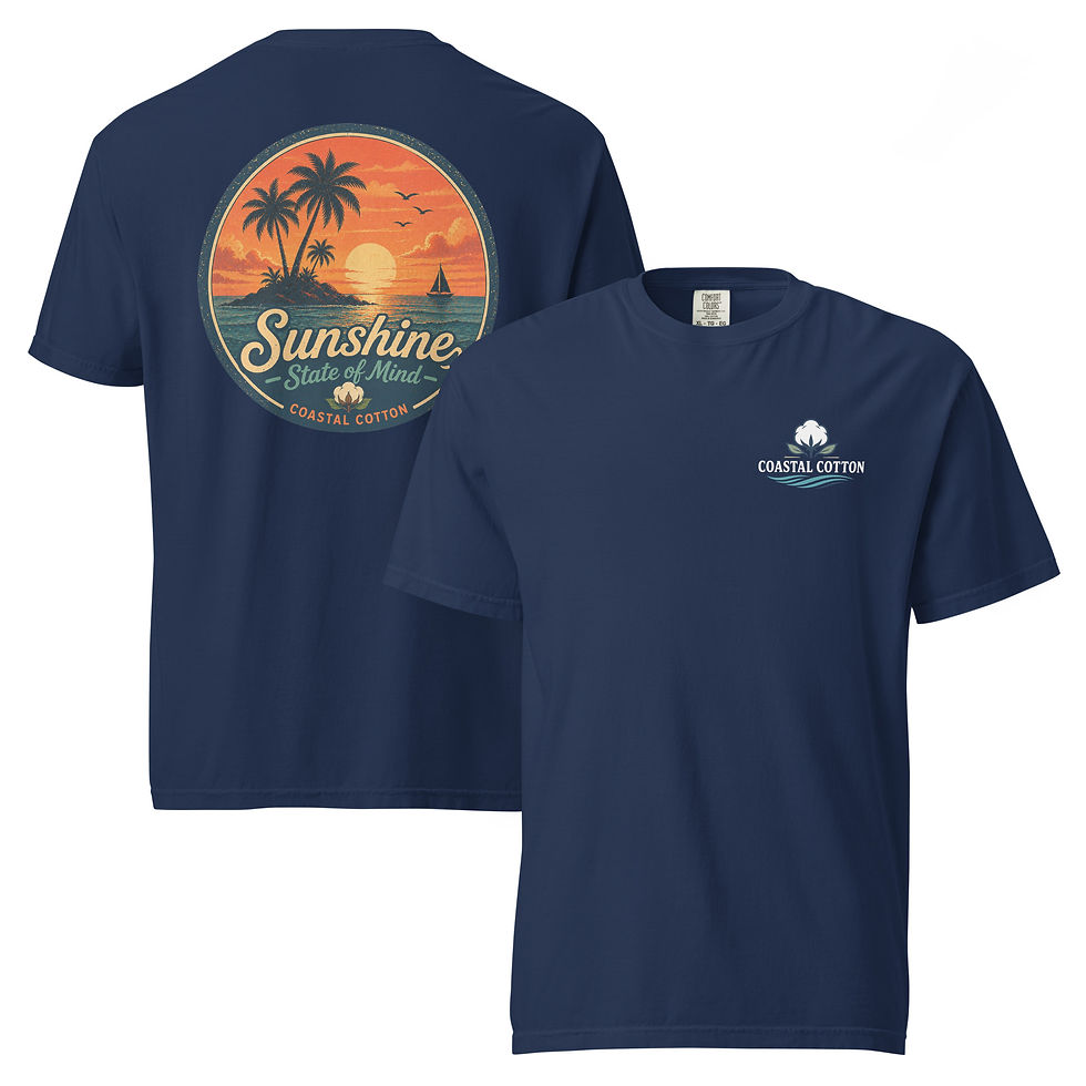 Thumbnail: Comfort Colors Sunshine State of Mind Island Time Tee