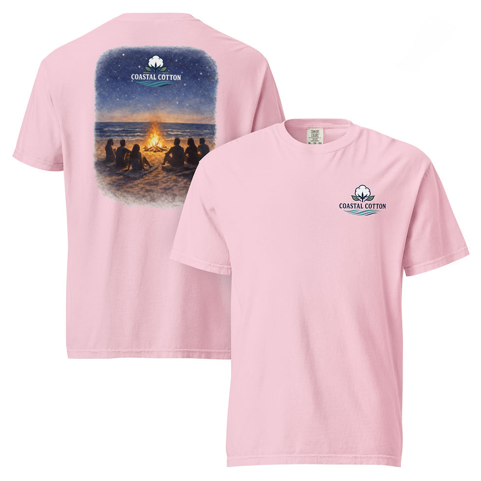 Thumbnail: Comfort Colors Coastal Bonfire Tee