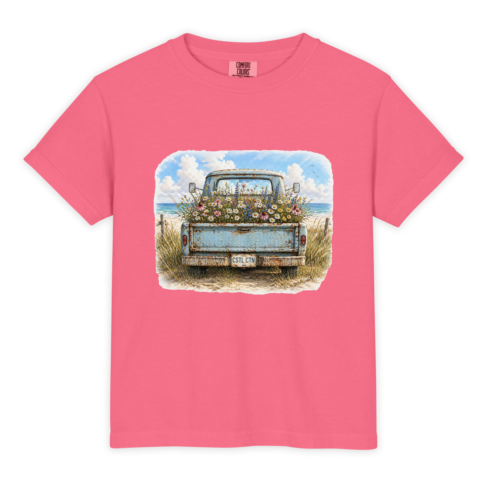 Youth Truck - Comfort Colors tee