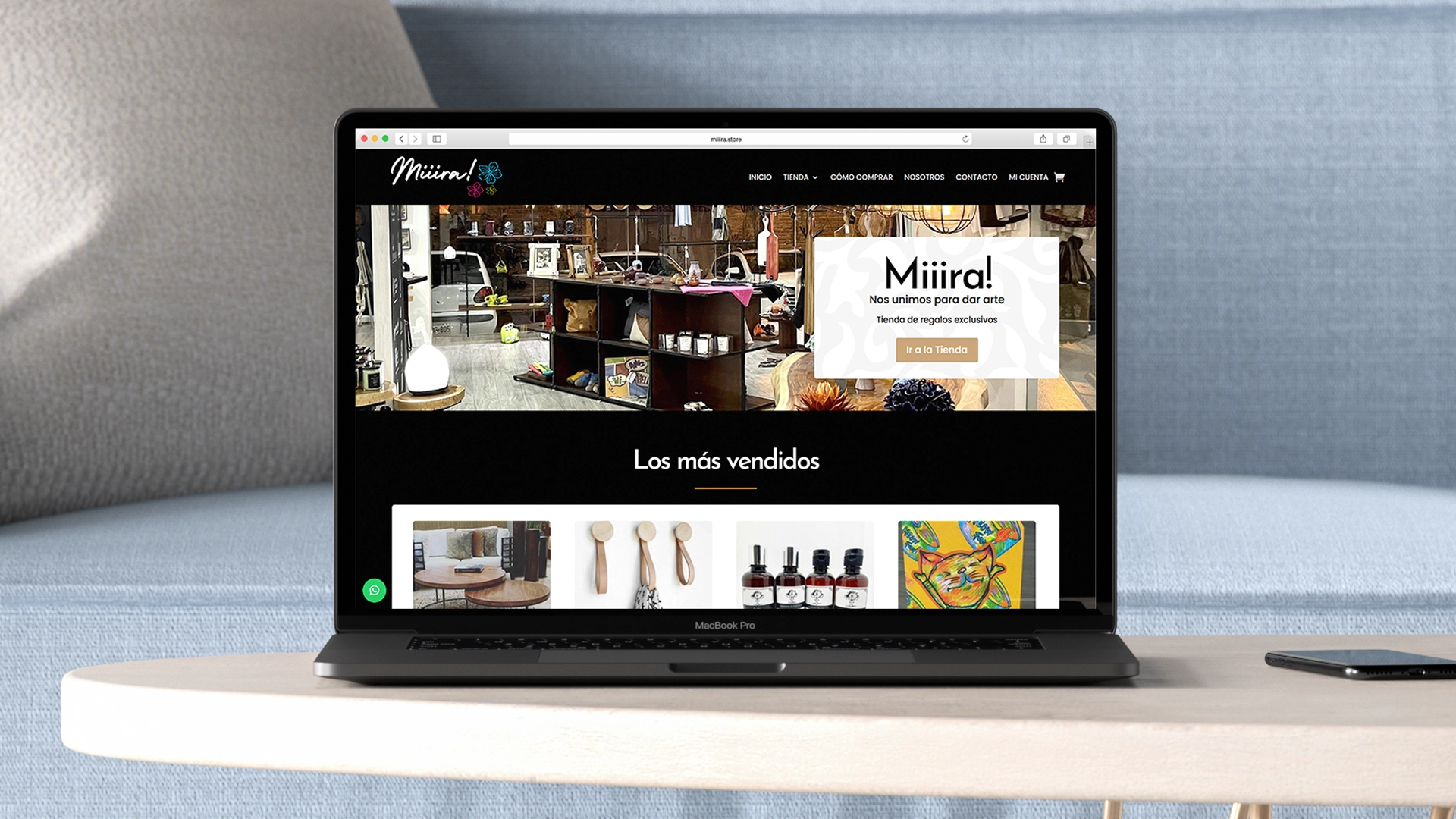 Online store website redesign and SEO strategy for Miiira! in Cuenca, Ecuador by Helicoid Studio