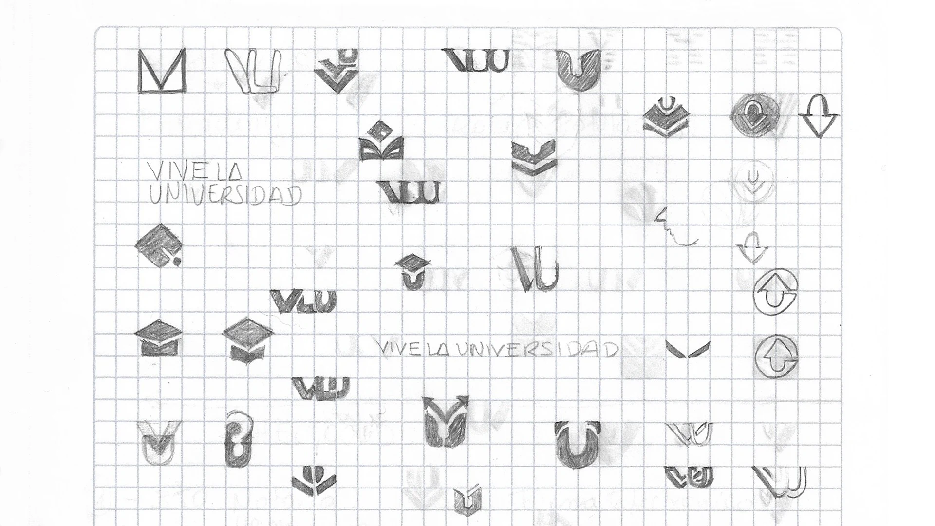 Brand identity design for Vive La Universidad in Quito, Ecuador by Helicoid Studio