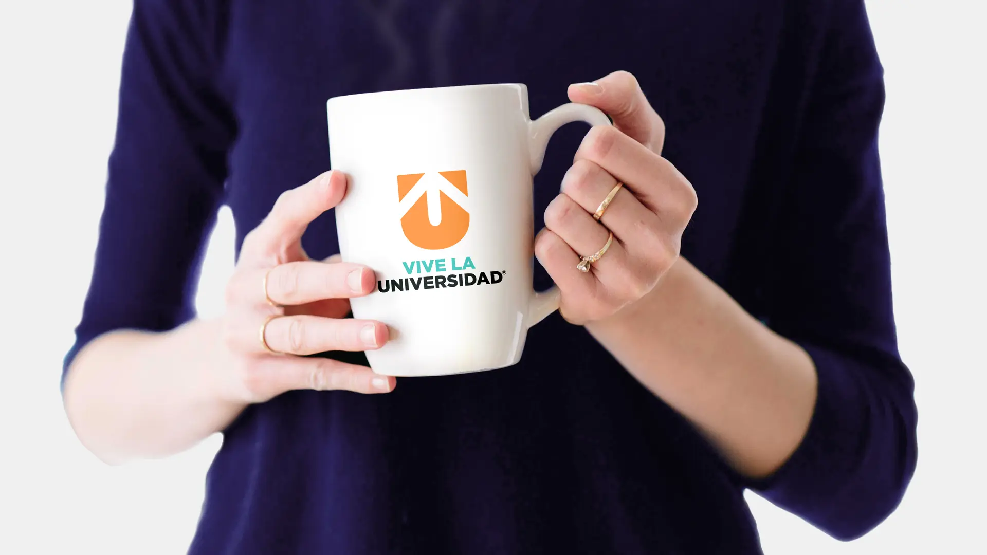 Brand identity design applications for Vive La Universidad in Quito, Ecuador by Helicoid Studio