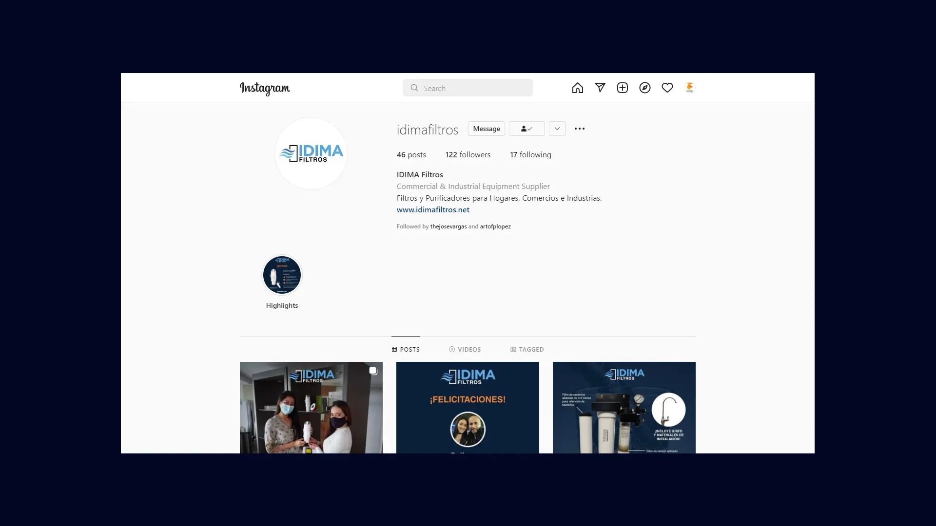 Social Media Strategy for IDIMA CIA. LTDA. in Quito, Ecuador
