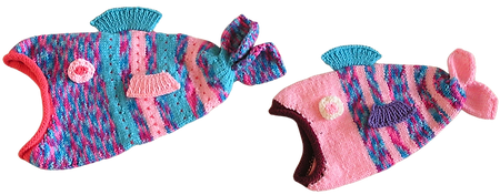 Multicolor fish shaped hat