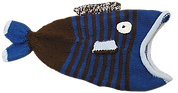 Blue striped Fish shaped hat