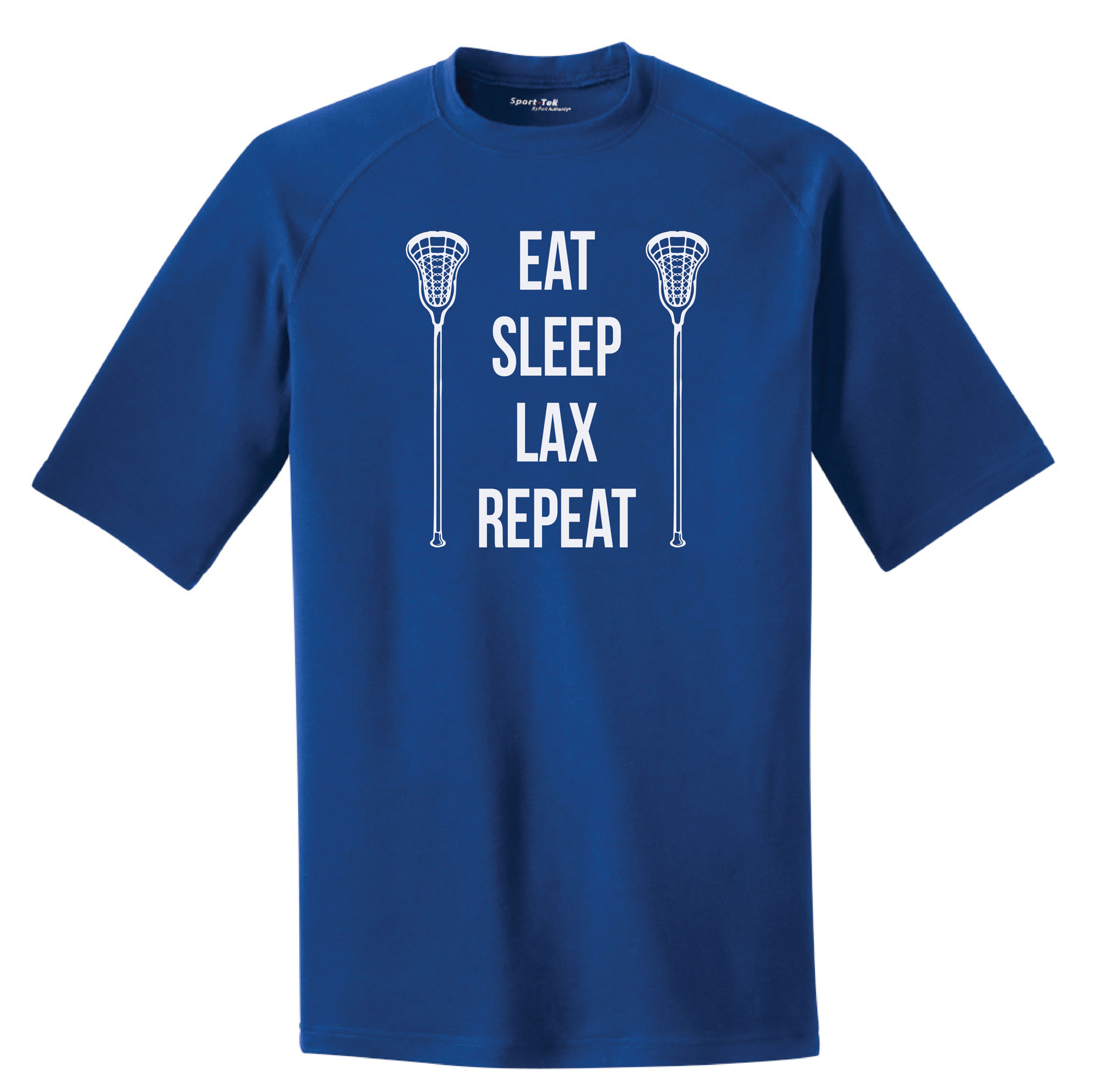 Eat Sleep LAX Men's Short Sleeve - Blue