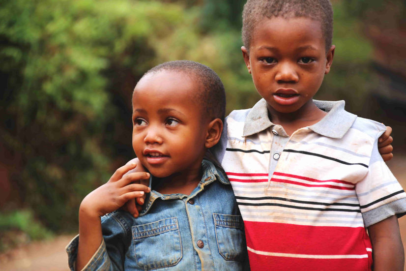 Enfants à Lushoto, Tanzanie