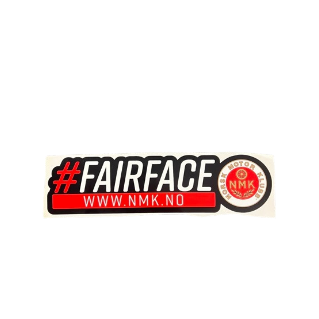 Fairface klistremerke
