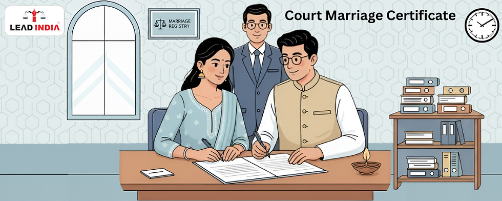 How To Obtain A Court Marriage Certificate In India? – A Simple, Real-Life Style Guide