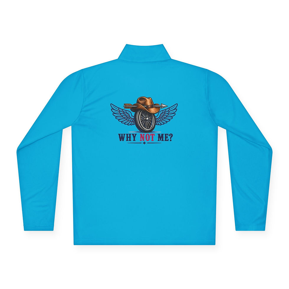 Thumbnail: Quarter-Zip Pullover — "Why Not Me?" 