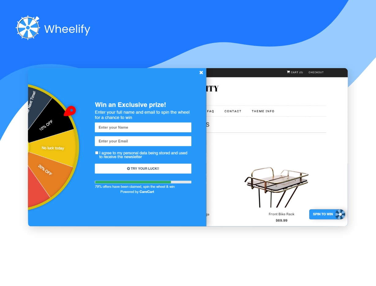 Wheelify - Discount Spin Wheel screenshot 1