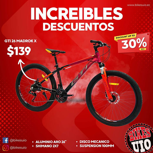 Bicicleta Gti Madrock Aro Bicicleta Montaña Aro 26 GTI Madrock