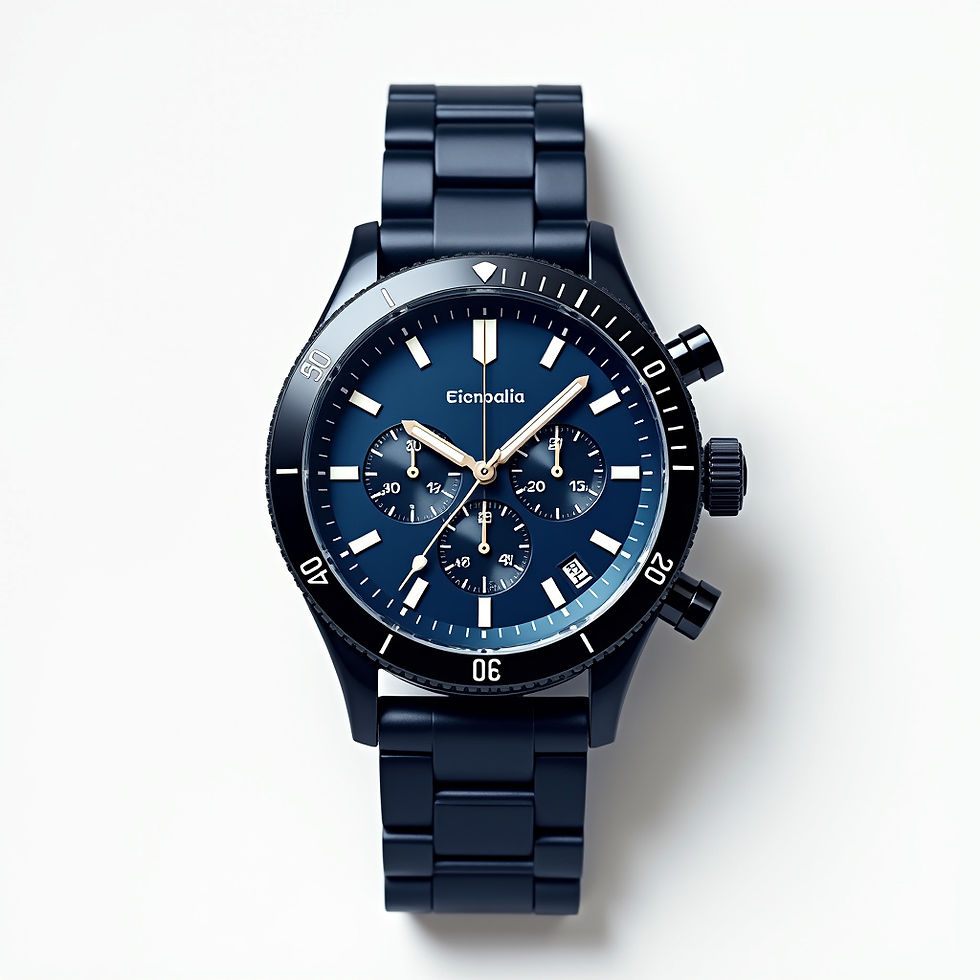 Blue Dial Chronograph