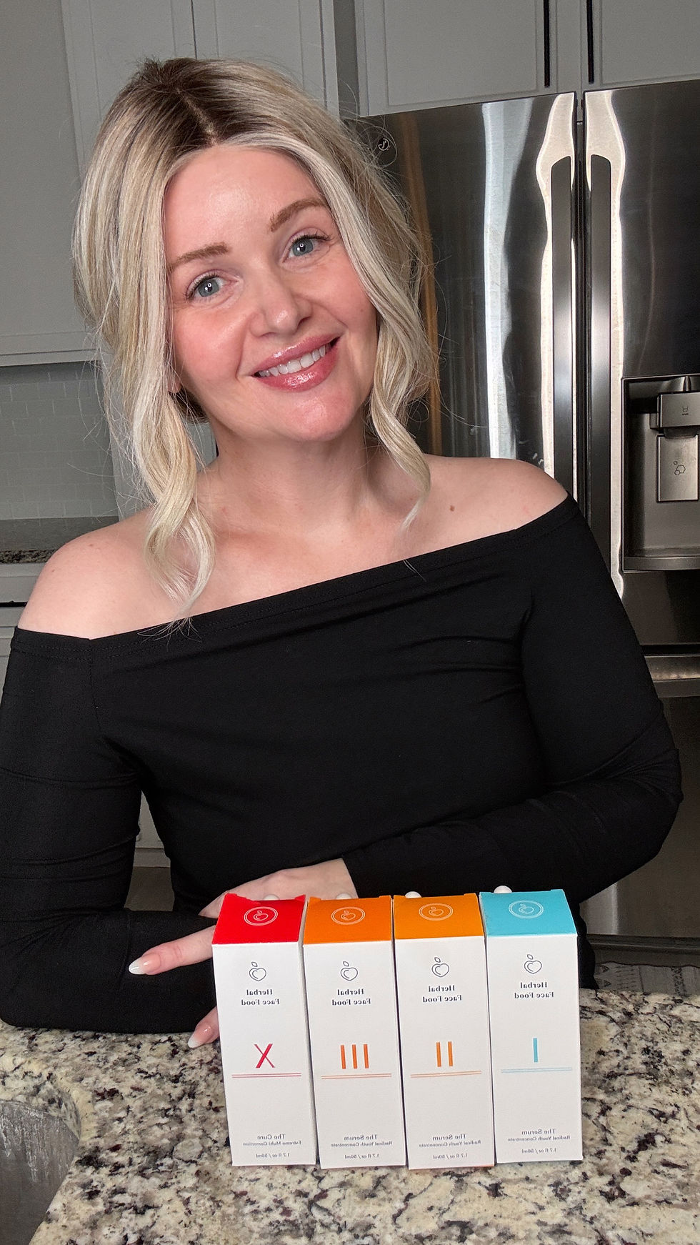 Herbal Face Food Serums 1, 2, 3 and Cure X