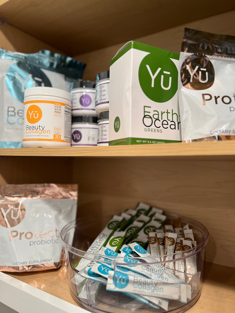 My YU beauty products earned from my commissions