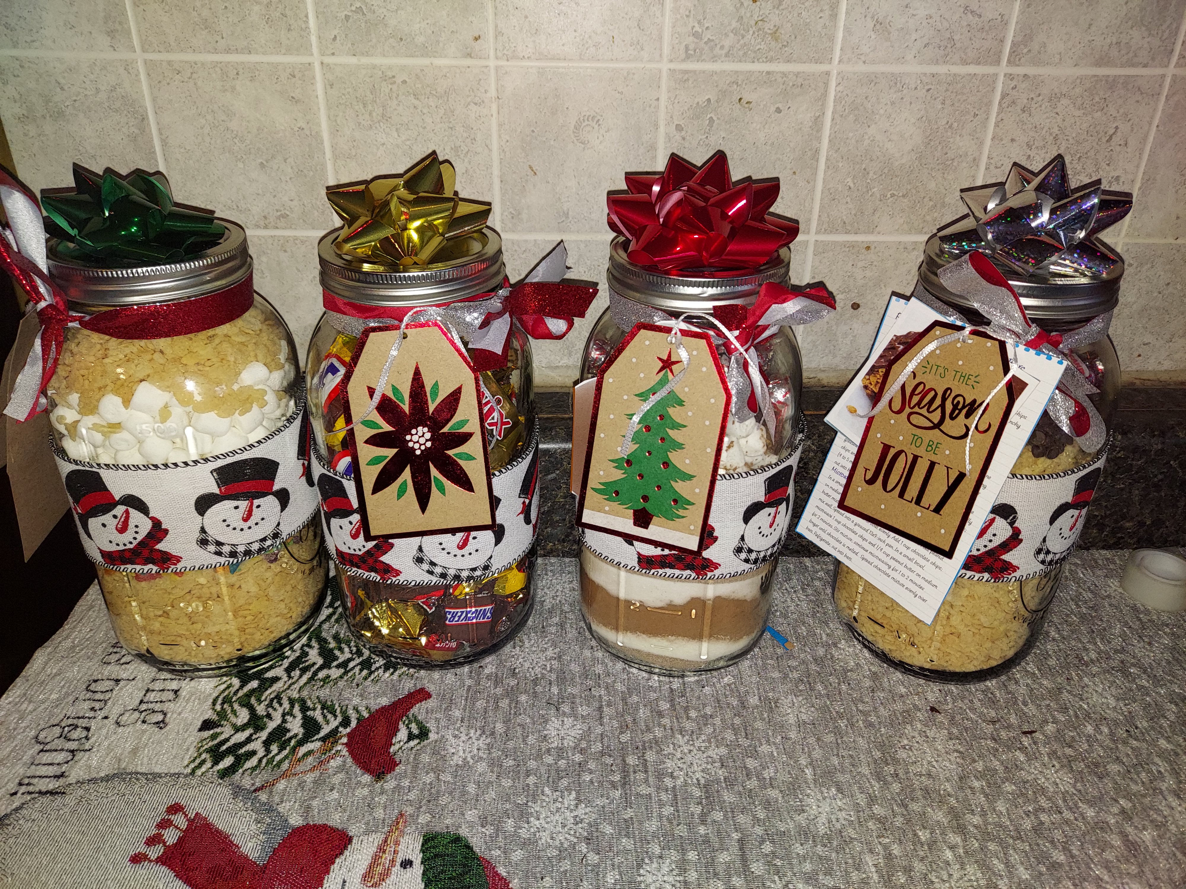 Pre-made gift jars