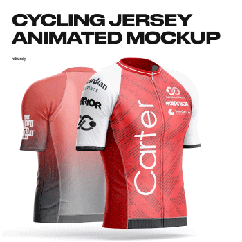Cycling Jersey Animated Mockup