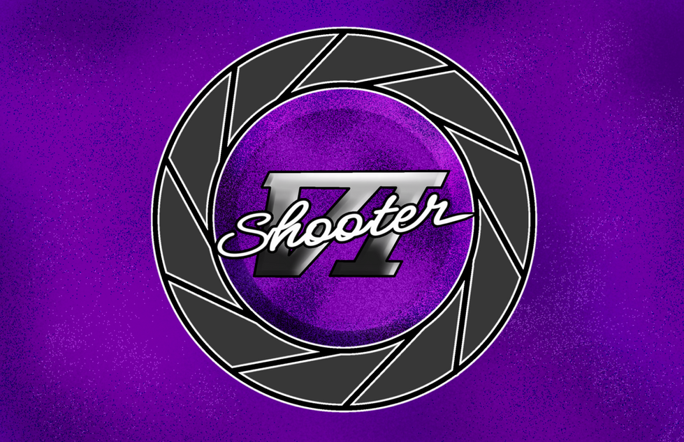 Front of VI shooter business card