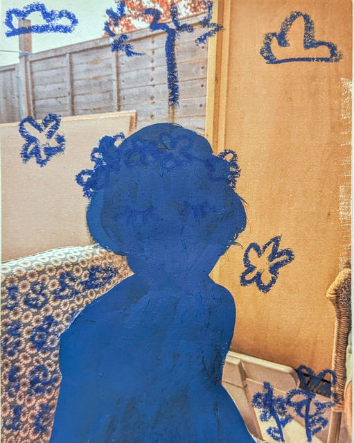 innocence digital and oil pastel test