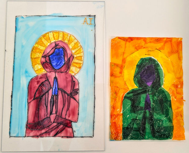 Stained glass materials experiments