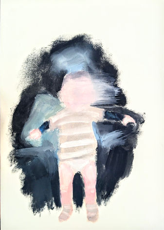 Oil painting The Twin