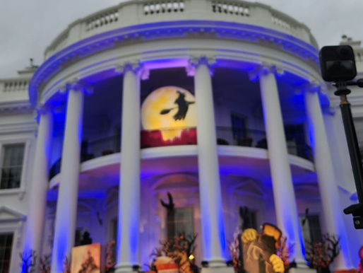 "MISTY HALLOW": White House trick-or-treaters enjoy a safe space, books and candy