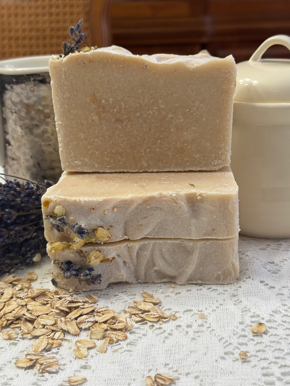 Thumbnail: Lavender Oatmeal Milk & Honey Bar