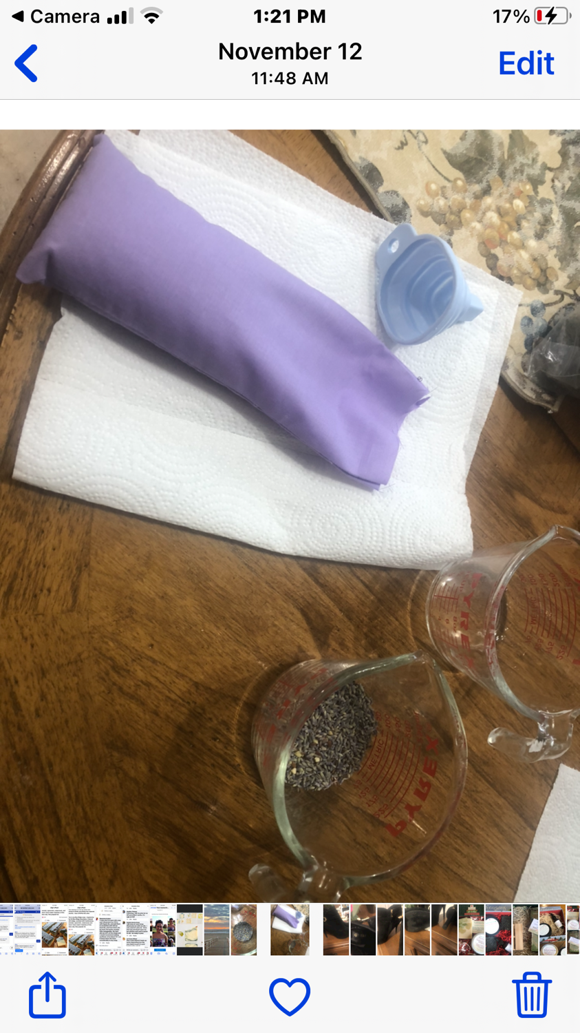 Thumbnail: Organic Lavender Eye Pillow with case