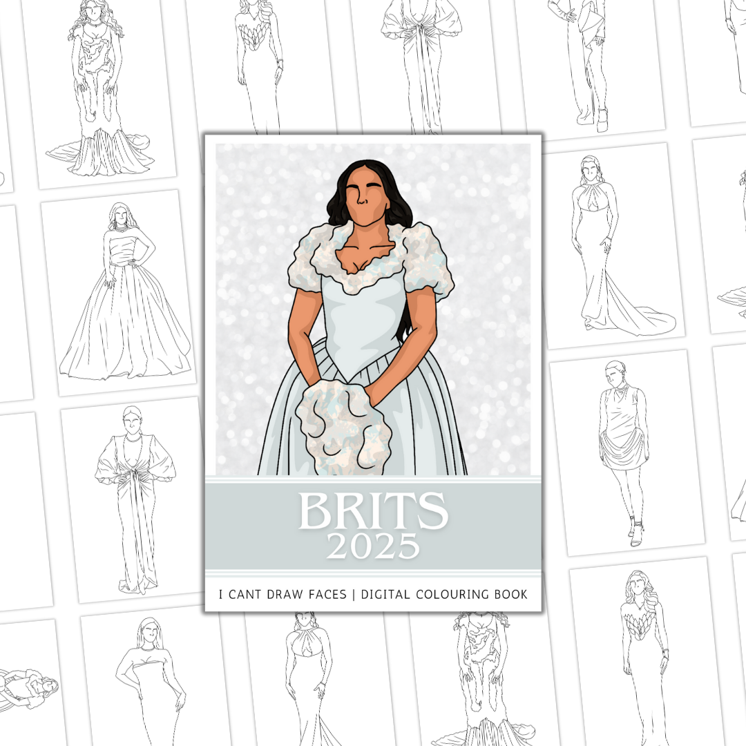 BRITs Red Carpet 2025 Digital Colouring Book