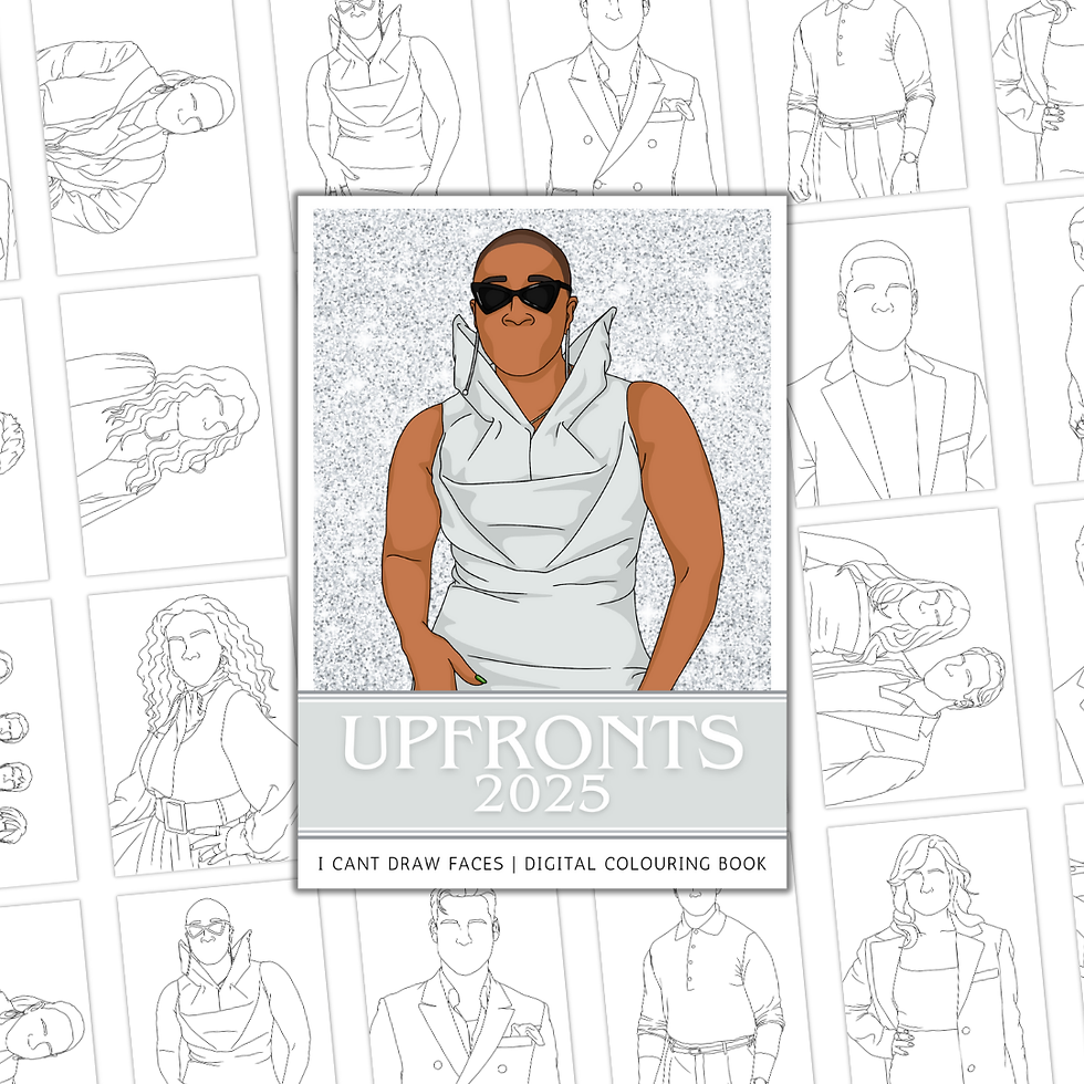 Upfronts Red Carpet 2025 Digital Colouring Book