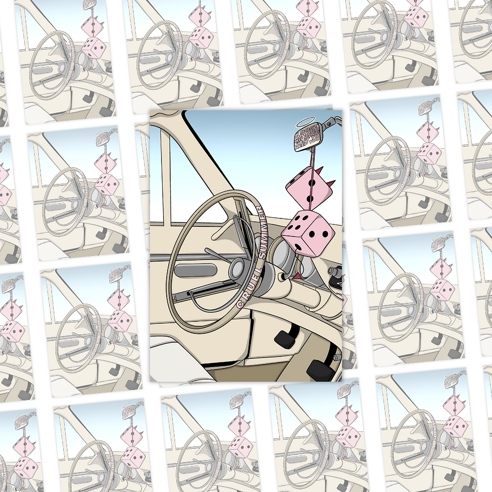 'Cruel Summer' Inspired Digital Poster